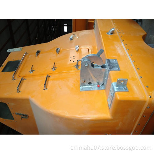 Solas approved Encolsed life boat and davit 25 persons gravity type